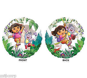 Dora The Explorer & Boots See Thru Clear Birthday Party Balloon Decorations