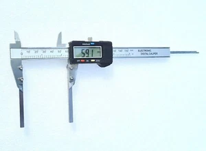 80mm Wide Vernier Caliper Measuring Tool ideal for wire ropes / cables deep tube - Picture 1 of 7