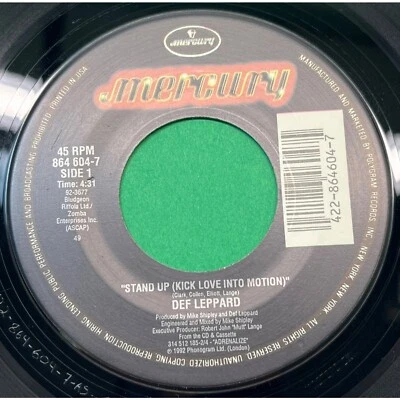 Def Leppard Stand Up / From the Inside Acoustic Hippies From Hell 45 Rock - Image 1 of 4