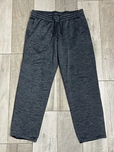 Under Armour Athletic Pants Boys Size XL YXL Loose Dark Gray Pockets Drawstring - Picture 1 of 11