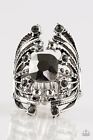 Paparazzi Ring-Here Comes The Champ- Silver Rhinestone