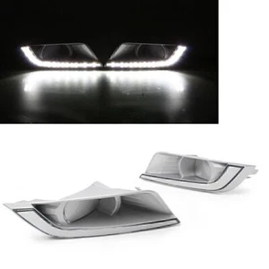 Pair Daytime Running Light w/ Turn Signal DRL for Ford Ranger 2015 2016 2017 - Picture 1 of 8