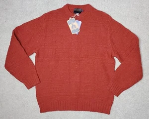  MEN'S Pendleton Wool Knit Sweater chunky New with tags Size Large Thomas Kay - Picture 1 of 4