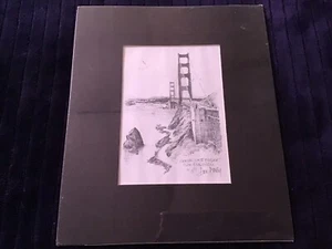 VINTAGE GOLDEN GATE Bridge SAN FRANCISCO DON DAVEY 1977 - Bild 1 von 6