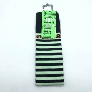 Fenty for Stance by Rihanna Socks Candy Bars Tall Boot Striped Green Black OS - Picture 1 of 4