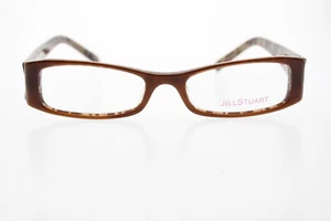 NEW Jill Stuart JS 193A-1 Eyeglasses Frames Brown Rectangular Full Rim 50-17-135 - Picture 1 of 8