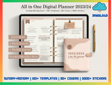 Digital Planner 2023-2024, Digital Goodnotes iPad Android windows Planner.