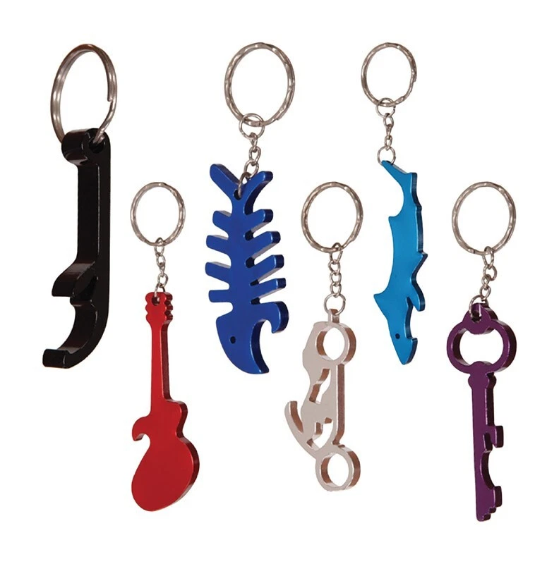 HILLMAN 1 in. D Steel Assorted Color/Shapes Bottle Opener Keychain 1 pk - Image 1 of 1