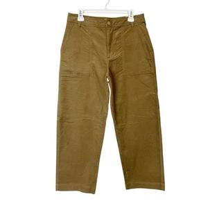 NEW Kut From The Cloth Kaya High Rise Corduroy Pants Womens Size 8 Tan Baggy - Picture 1 of 11