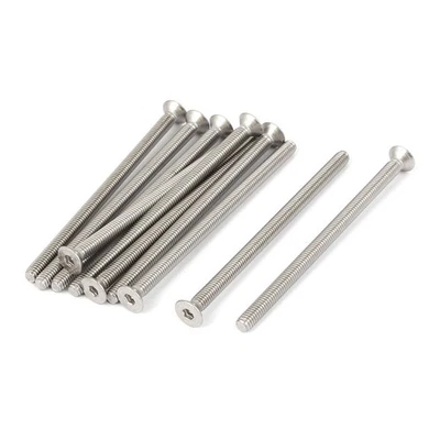 M4 x 69 mm esagono incassato a testa piatta svasata bulloni vite 10PCS - Immagine 1 di 3