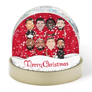 Man Utd 2025-26 Christmas Snow Globe Xmas Decoration Great Red Devils Fans Gift - Picture 1 of 1