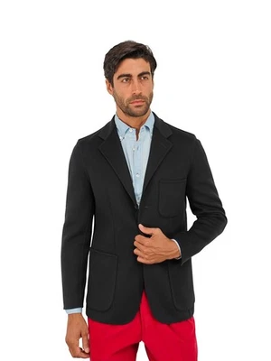 $2600 RUBINACCI NAPOLI Midnight Blue Unlined Jacket Blazer 100% Cashmere - Image 1 of 4