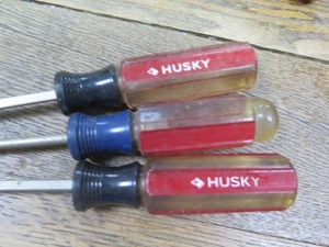 3 items - HUSKY #693-203 HD & 41248 Screwdriver Made in USA - Picture 1 of 7