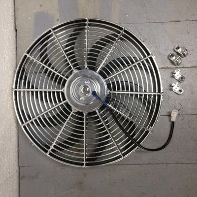1991 Chevrolet V1500 Suburban 16 Inch Chrome Radiator Fan cooling warranty - Image 1 of 4