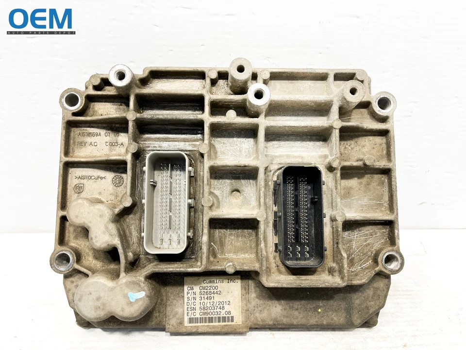 RAM 2500 3500 2010-2012 6,7 L diésel ECM módulo de control ordenador 5268442 OEM Foto 1 de 4