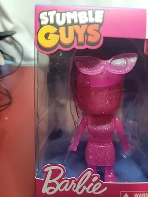 "Figura de acción Stumble Guys edición limitada de Barbie - rosa brillante de 4,5"" - ¡SIN ABRIR! Foto 1 de 3