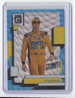 2023 Donruss Optic Carolina Blue Wave Prizm Kyle Busch Joe Gibbs Racing #33 - Image 1 of 2