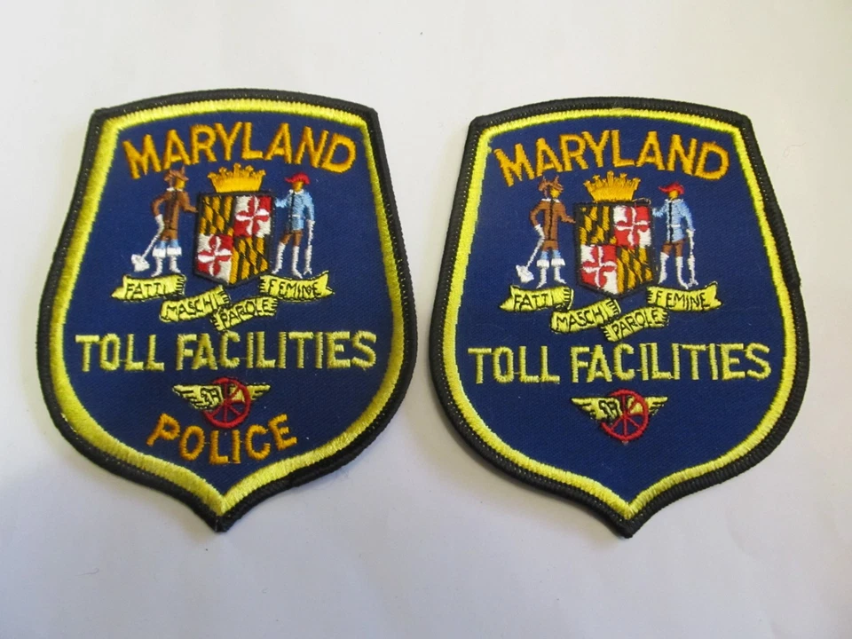 Maryland State Toll Facilities Police Patch Set Obsolete - Image 1 of 1