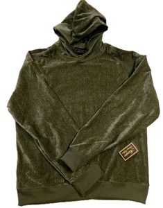 Massive Luxury Edition Hoodie Mens Size M Pullover Olive Green Modern Casual - Picture 1 of 9