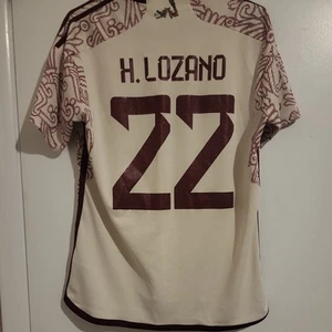 Irving Lozano Adidas 2022 Mexico Away Soccer Jersey Men’s Slim fit Medium M - Picture 1 of 6