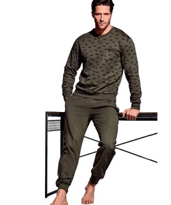 Pigiama in jersey di cotone caldo Infiore Uomo Derby 752971 - Picture 1 of 2