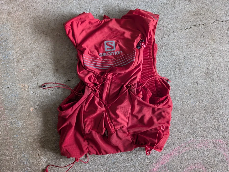 Paquete de hidratación Salomon Advance Skin 12L - baya de Goji mediana Foto 1 de 4