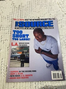 1992 AUGUST THE SOURCE MAGAZINE - TOO $HORT - SUPER RARE ISSUE - H 13794 - Picture 1 of 4