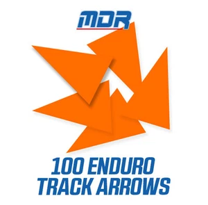 MDR Enduro Track Arrows - Neon Orange - Picture 1 of 6