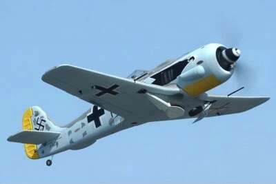 Dynam Focke Wulf FW-190 V3 4S RC Warbird Plane 1.3m w/ Flaps - Image 1 of 4