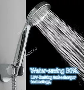 Soffione doccia moderno portatile alta pressione turbo 40% risparmio idrico - Foto 1 di 4