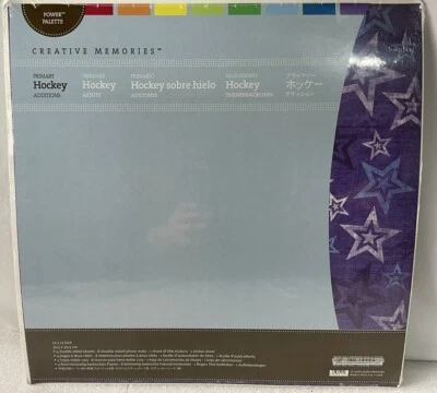 Creative Memories 12x12 Power Palette HOCKEY ADDITIONS PRIMARY Paper Pk Stickers - Image 1 of 4