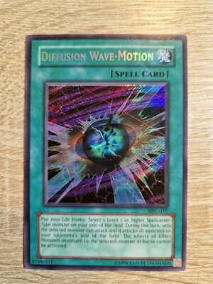 YuGiOh - Diffusion Wave Motion - MFC-107 - Near Mint - Secret Rare - Old Print - Bild 1 von 2