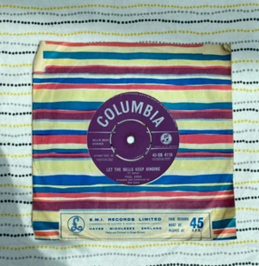 Paul Anka Crazy Love / Let the Bells Keep Ringing Single Vinyl Record | Columbia - Picture 1 of 5