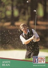 "MINT" ANDY BEAN 1991 PRO SET GOLF "OFFICIAL PGA TOUR CARD" #190! 