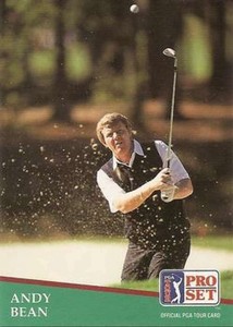 "MINT" ANDY BEAN 1991 PRO SET GOLF "OFFICIAL PGA TOUR CARD" #190! 
