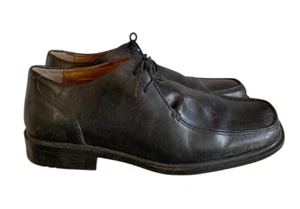 Next Derby schwarz Echtleder formell Smart Schnürschuhe Herrenschuhe UK 9 - Bild 1 von 12