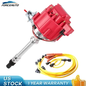 Juego de cables de distribución de encendido y bujía HEI para Chevy SBC 350 BBC 454 850001R - Imagen 1 de 5