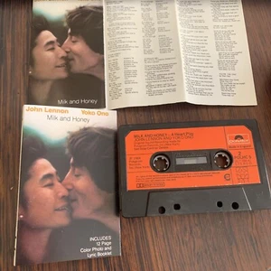 John Lennon Yoko Ono - Milk And Honey UK Cassette polydor 817 160-4 RARE VG+ - Picture 1 of 8