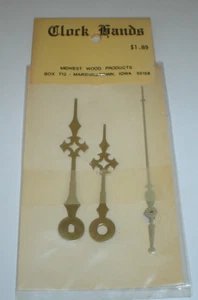 Vintage NOS ( new old stock) Midwest Wood Products Replacement Clock Hands (C22) - Picture 1 of 5