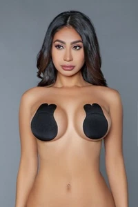 sexy BE WICKED adhesive NIPPLE breast STICKERS covers PASTIES stick ON sticky - Picture 1 of 11