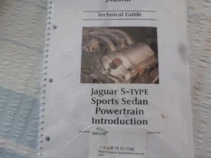 Jaguar S Type Powertrain introduction manual, new and bagged 1999 issue - Picture 1 of 3