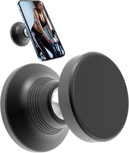 Dual Magnetic Phone Holder for Gym Strong Magnet Gym Phone Mount Holder Fit All - Picture 1 of 7