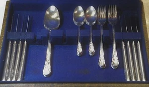 INT'L SILVER Wm. Rogers Mfg. Co. "Avalon-Cabin" Silver Plate Flatware - Picture 1 of 36