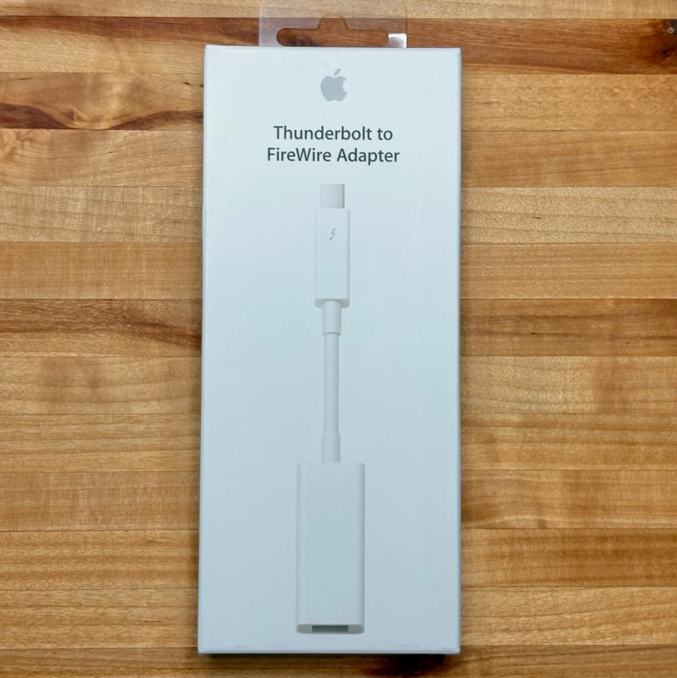 Apple Thunderbolt to FireWire Adapter - MD464BE/A - NEW IN BOX - A1463 - GENUINE - Image 1 of 1