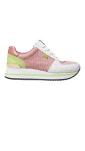 Michael Kors Woman's Monique Trainer Sneakers Pink Multi Size 7,5 ❤️❤️❤️ - Picture 1 of 6