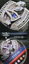  NFL Americas Game -New England Patriots DVD,Super Bowl XXXV111 2003 FOOTBALL 