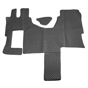 Alfombrillas de camión para Mercedes Actros MP4 MP5 L SOLOSTAR Truck accesorios puntadas blancas - Imagen 1 de 6