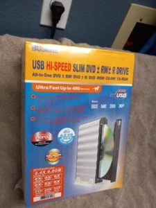 Buslink Usb Hi Speed Slim Dvd + Rw + R Drive - Model D-dw82-u2 NEW - Picture 1 of 6