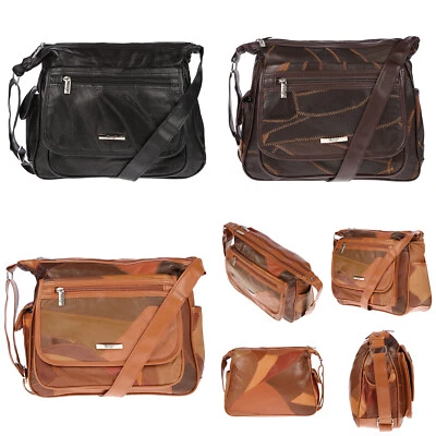 Große Damen Schultertasche Umhängetasche Tasche echt Leder Bag Handtasche City - Bild 1 von 4