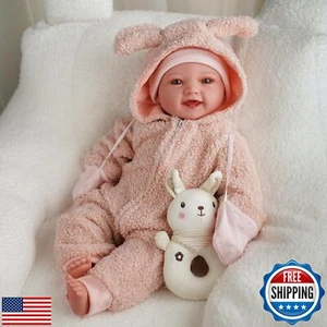 BABESIDE Baby Dolls Mia, 17inch Large Realistic Cute Soft Body Baby Doll Real - Picture 1 of 5